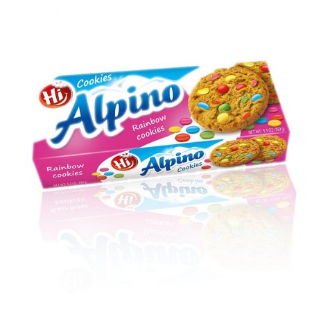 Печенье Alpino "Радужная карамель" 150 гр